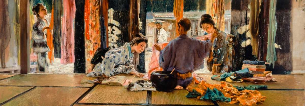 The Silk Merchant art print by Robert Frederick Blum for $57.95 CAD