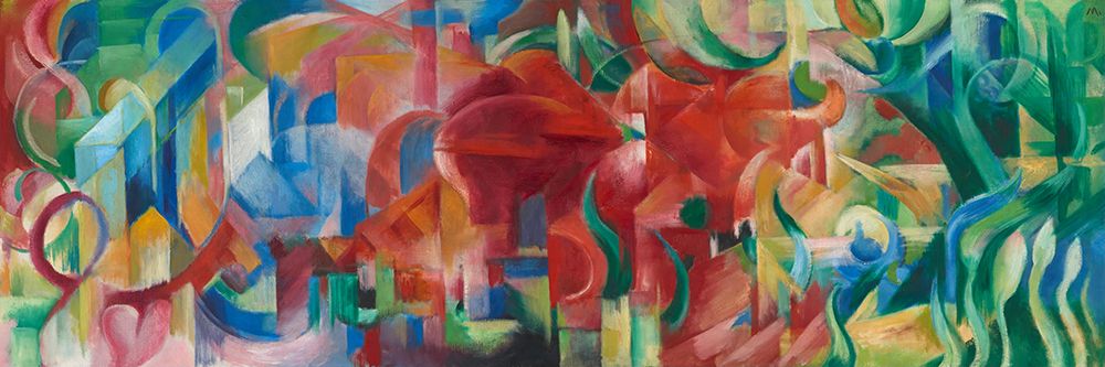 Forms at Play, 1914 art print by Franz Marc for $57.95 CAD