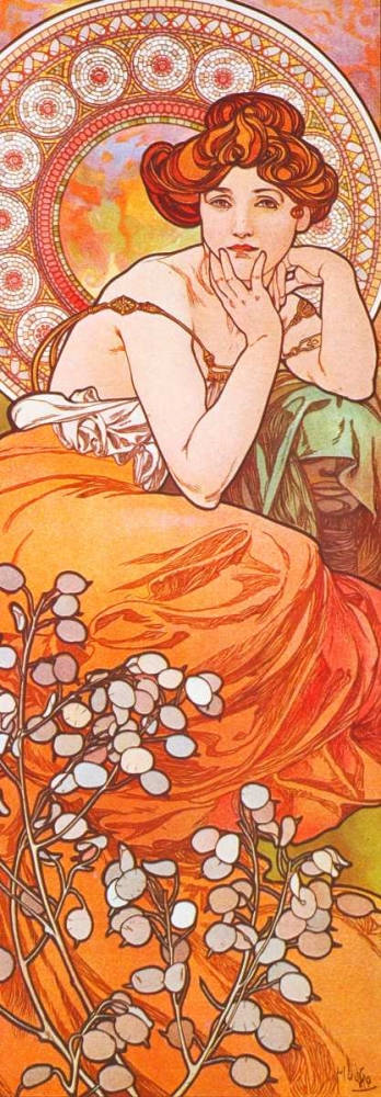 Topaz art print by Alphonse Mucha for $57.95 CAD