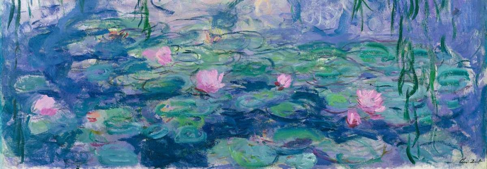 Waterlilies art print by Claude Monet for $57.95 CAD