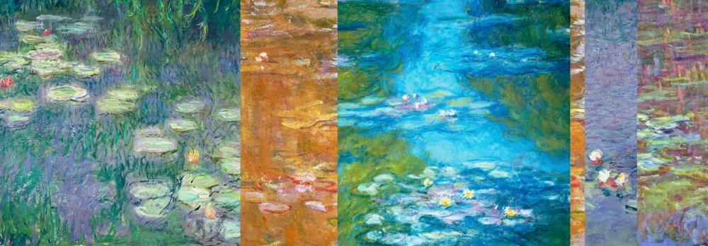 Waterlilies II art print by Claude Monet for $57.95 CAD