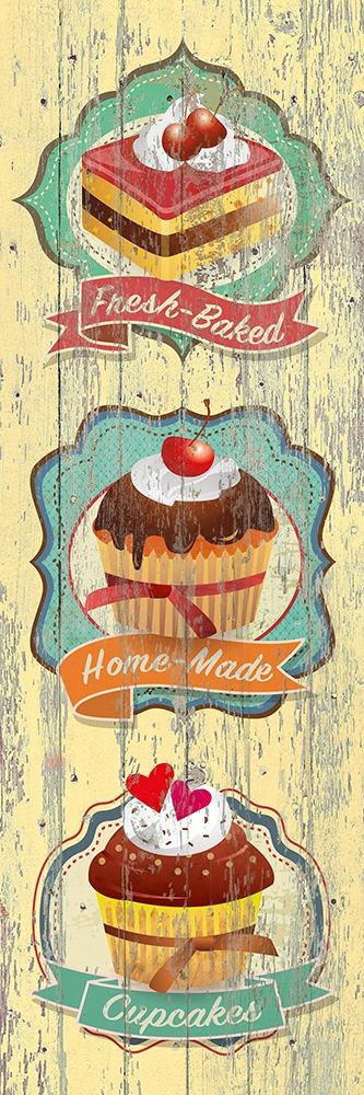 Fresh-Baked Cupcakes art print by Skip Teller for $57.95 CAD