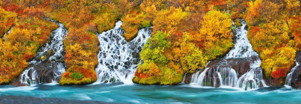 Hraunfossar Waterfall, Iceland art print by Frank Krahmer for $57.95 CAD