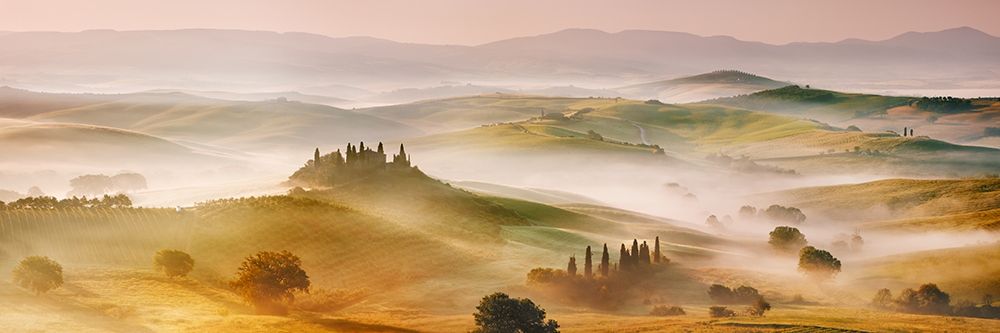 Val dOrcia panorama- Siena- Tuscany art print by Frank Krahmer for $57.95 CAD