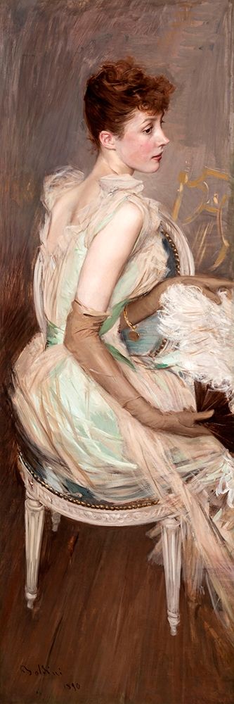 Ritratto della contessa de Leusse art print by Giovanni Boldini for $57.95 CAD
