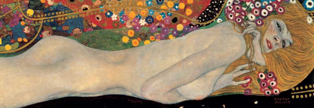 Sea Serpents II art print by Gustav Klimt for $57.95 CAD