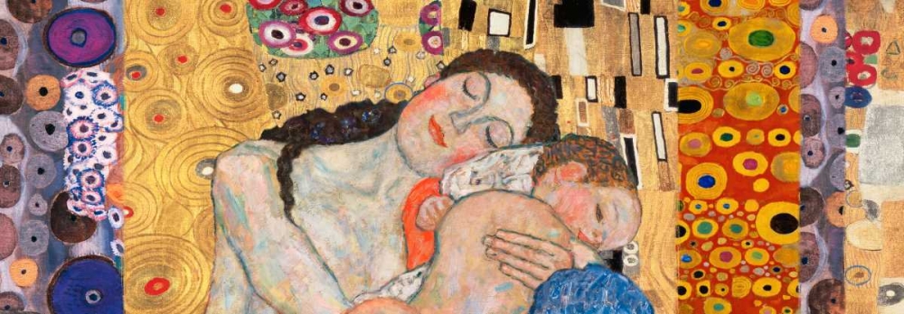 Deco Panel-Death and Life art print by Gustav Klimt for $57.95 CAD