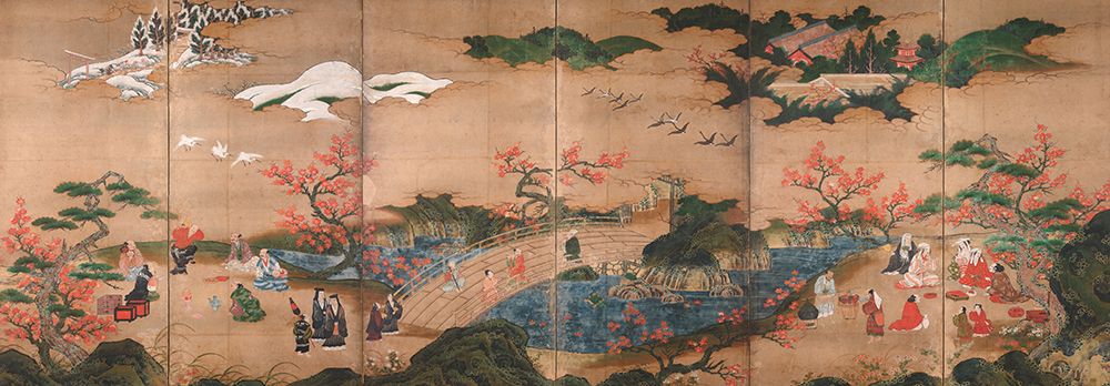 Maple Viewers art print by Kano Hideyori for $57.95 CAD