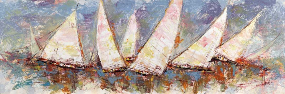 Regata al mattino art print by Luigi Florio for $57.95 CAD