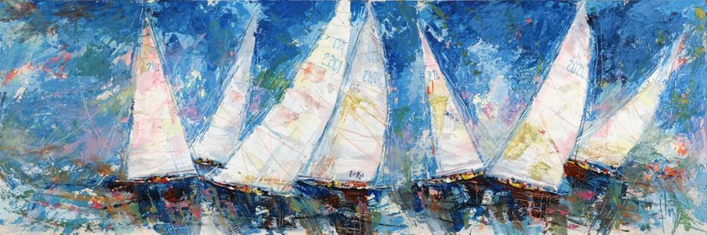 Regata verso sera art print by Luigi Florio for $57.95 CAD