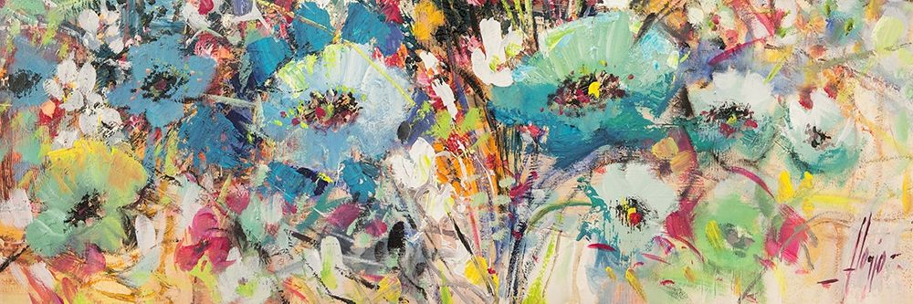 Campo di fiori in Primavera II (detail) art print by Luigi Florio for $57.95 CAD