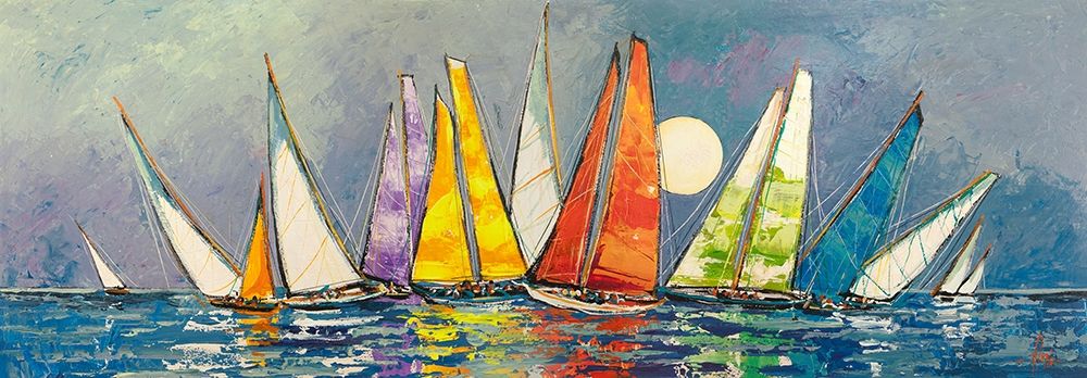 Regata al chiar di Luna II art print by Luigi Florio for $57.95 CAD