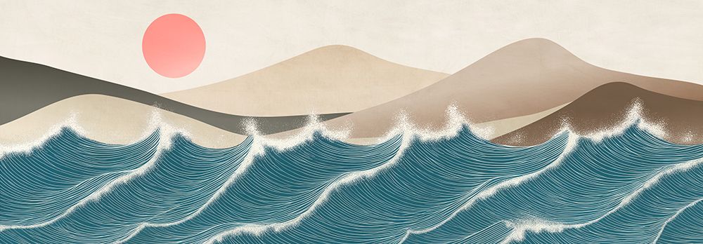 Stormy Sea art print by Sayaka Miko for $57.95 CAD