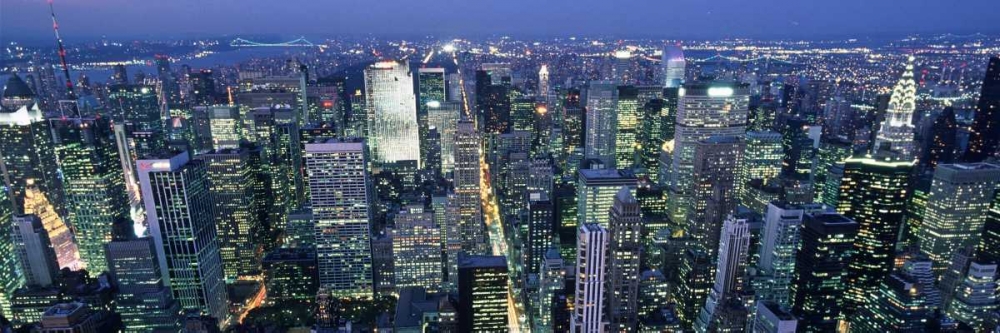 Fifth avenue and Midtown Manhattan, NYC (detail) art print by Michel Setboun for $57.95 CAD