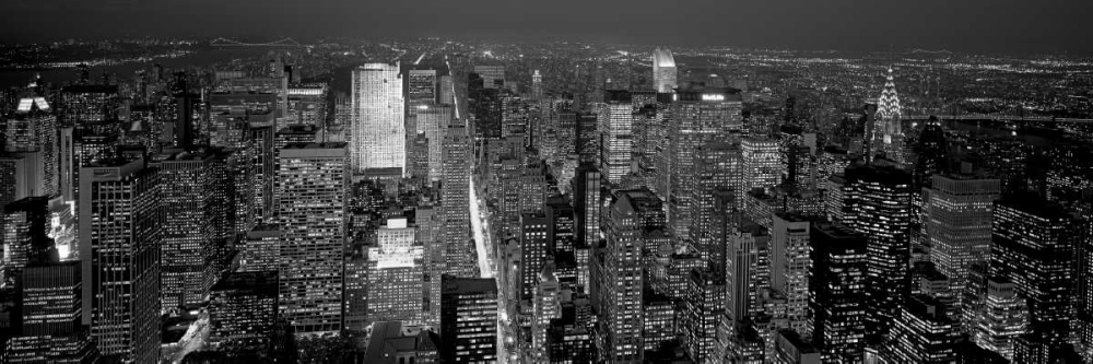 Midtown Manhattan at Night art print by Richard Berenholtz for $57.95 CAD