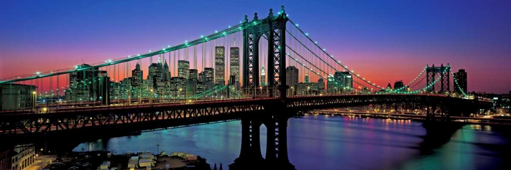 Manhattan Bridge and Skyline art print by Richard Berenholtz for $57.95 CAD