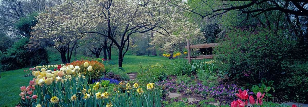Country garden Old Westbury Gardens Long Island art print by Richard Berenholtz for $57.95 CAD