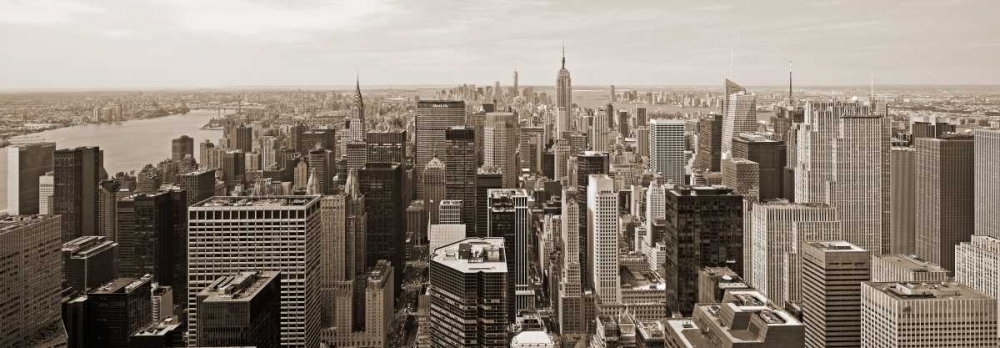 Manhattan Looking South art print by Richard Berenholtz for $57.95 CAD
