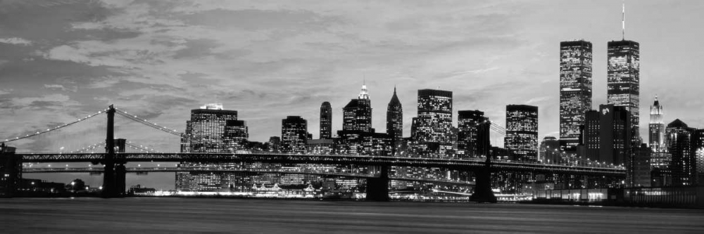 Manhattan at night art print by Richard Berenholtz for $57.95 CAD