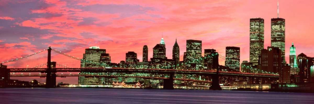 Manhattan at night art print by Richard Berenholtz for $57.95 CAD