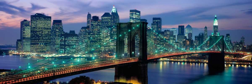 Brooklyn Bridge and Skyline art print by Richard Berenholtz for $57.95 CAD