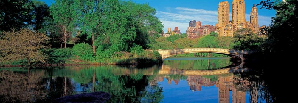 Bow Bridge and Central Park West View NYC art print by Richard Berenholtz for $57.95 CAD