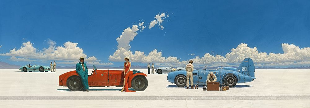 Salt Plains (detail) art print by Rick Monroe for $57.95 CAD