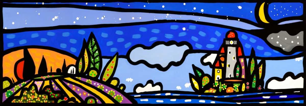 Isola e luna art print by Wallas for $57.95 CAD