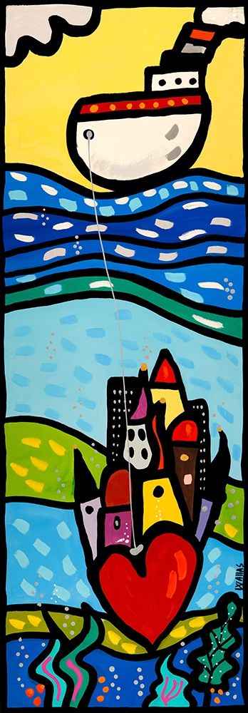 Amori sommersi I art print by Wallas for $57.95 CAD