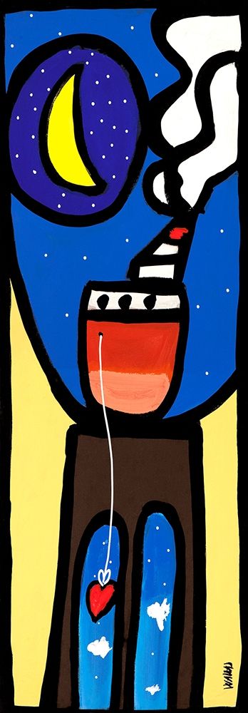 Approdo alla luna art print by Wallas for $57.95 CAD