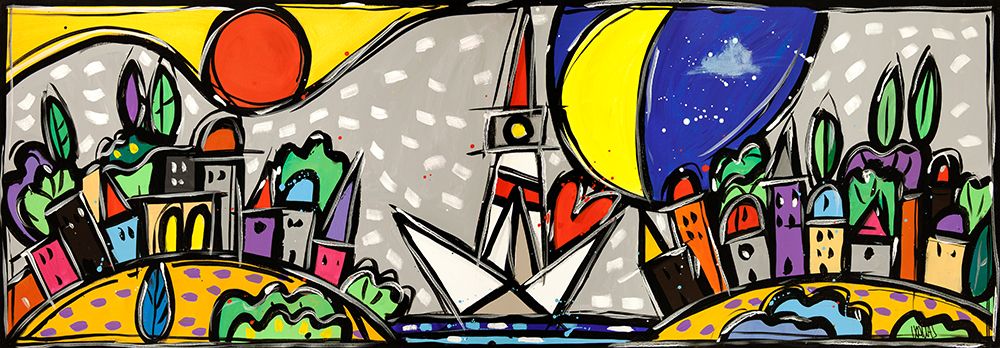 Unire due mondi art print by Wallas for $57.95 CAD