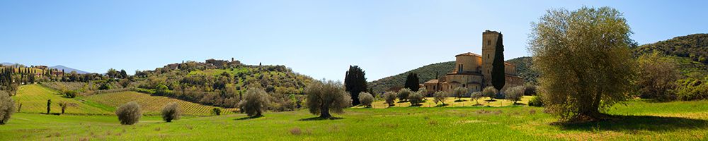 Abbazia di S. Antimo-Val d Orcia-Tuscany art print by Pangea Images for $57.95 CAD