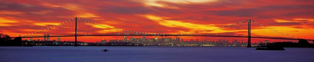 Queensboro and Manhattan Bridge New York City art print by Richard Berenholtz for $57.95 CAD
