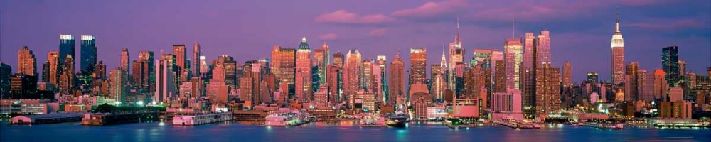 Manhattan Skyline NYC art print by Richard Berenholtz for $57.95 CAD