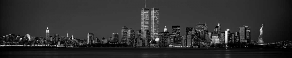 Manhattan Skyline 2001 art print by Richard Berenholtz for $57.95 CAD