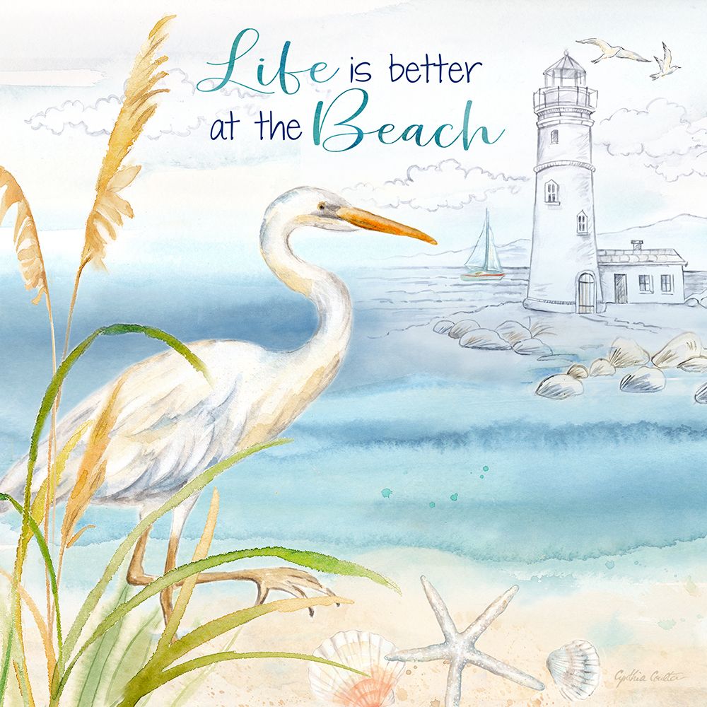 By the Seashore VIII art print by Cynthia Coulter for $57.95 CAD