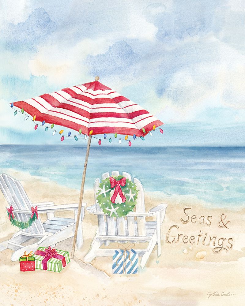 Christmas at the Cape IV art print by Cynthia Coulter for $57.95 CAD