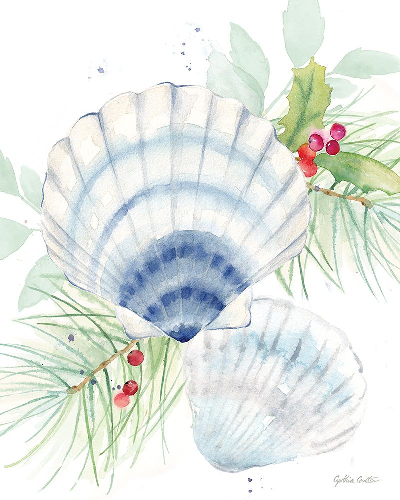Christmas at the Cape XIII art print by Cynthia Coulter for $57.95 CAD