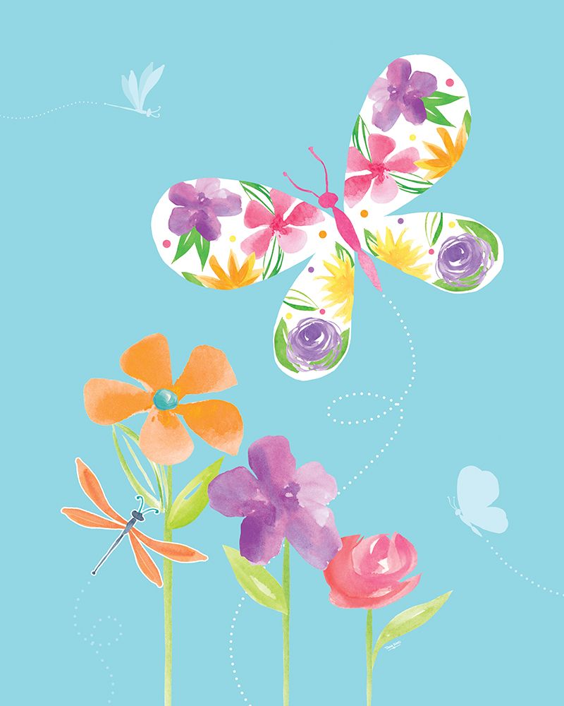 Dreams Take Flight on Blue VII art print by Tara Reed for $57.95 CAD