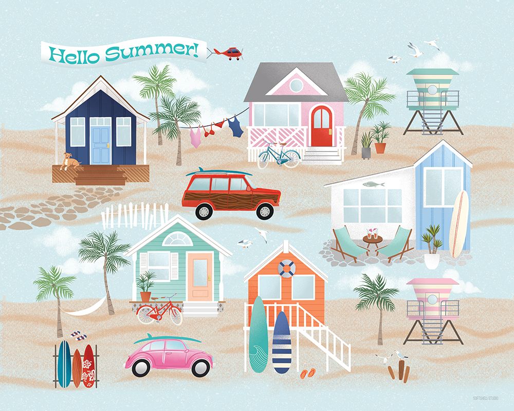 Endless Summertime II art print by Softshell Studio for $57.95 CAD