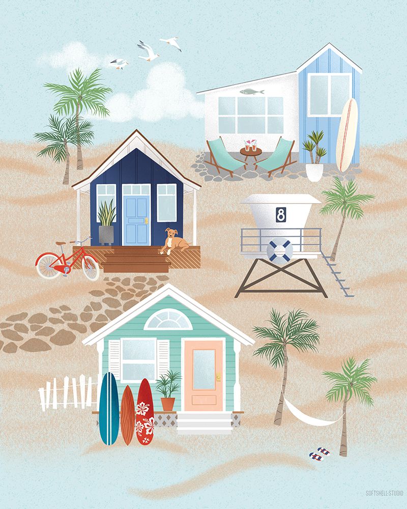 Endless Summertime III art print by Softshell Studio for $57.95 CAD