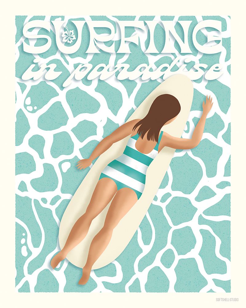 Endless Summertime XVII art print by Softshell Studio for $57.95 CAD