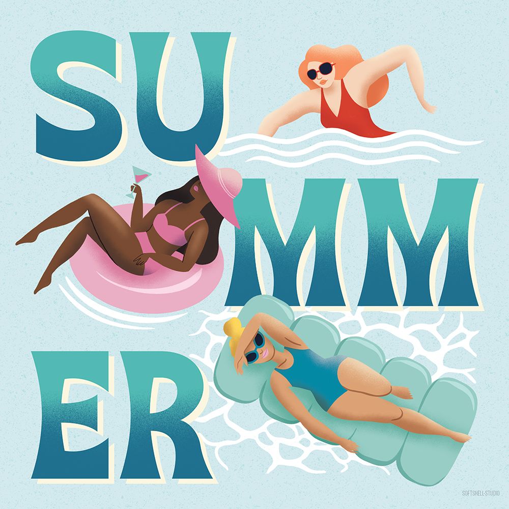 Endless Summertime XXII art print by Softshell Studio for $57.95 CAD
