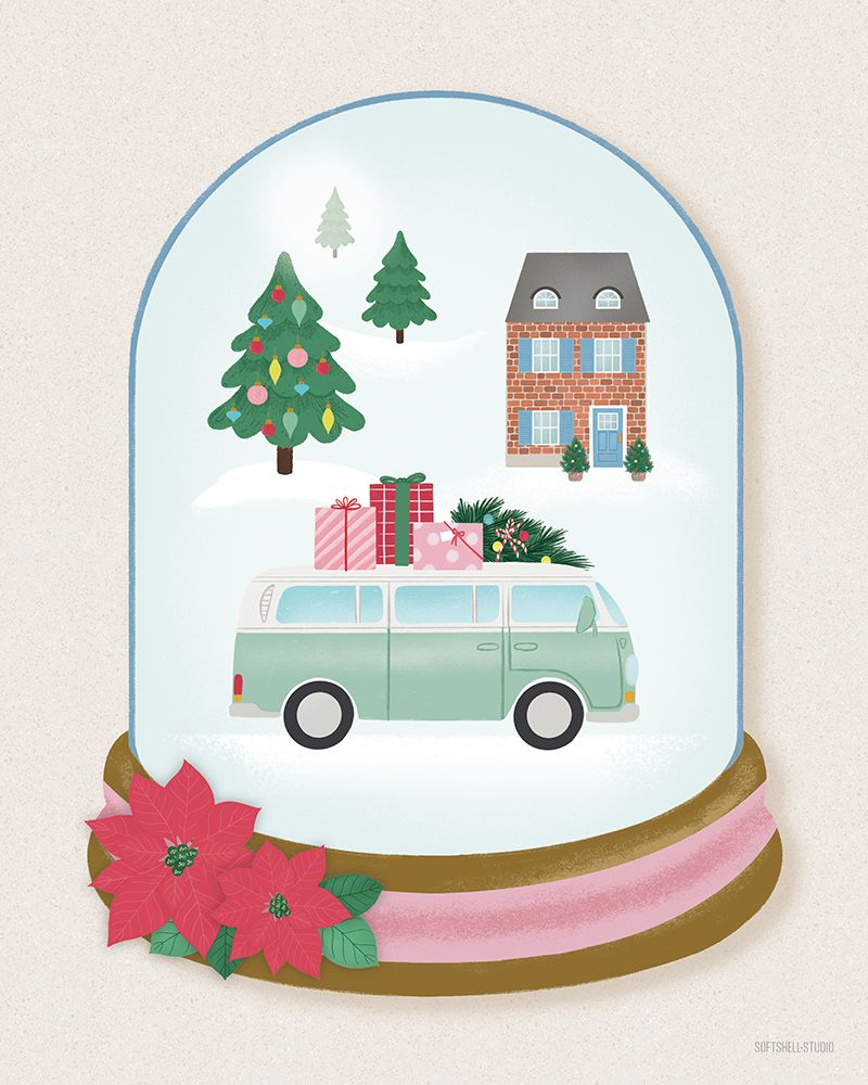 Home for the Holidays III art print by Softshell Studio for $57.95 CAD