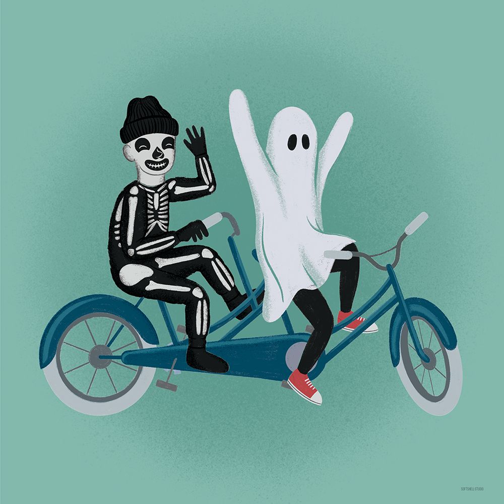 Hometown Halloween IX art print by Softshell Studio for $57.95 CAD