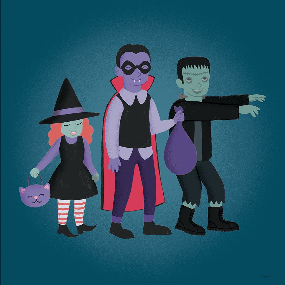 Hometown Halloween XII art print by Softshell Studio for $57.95 CAD