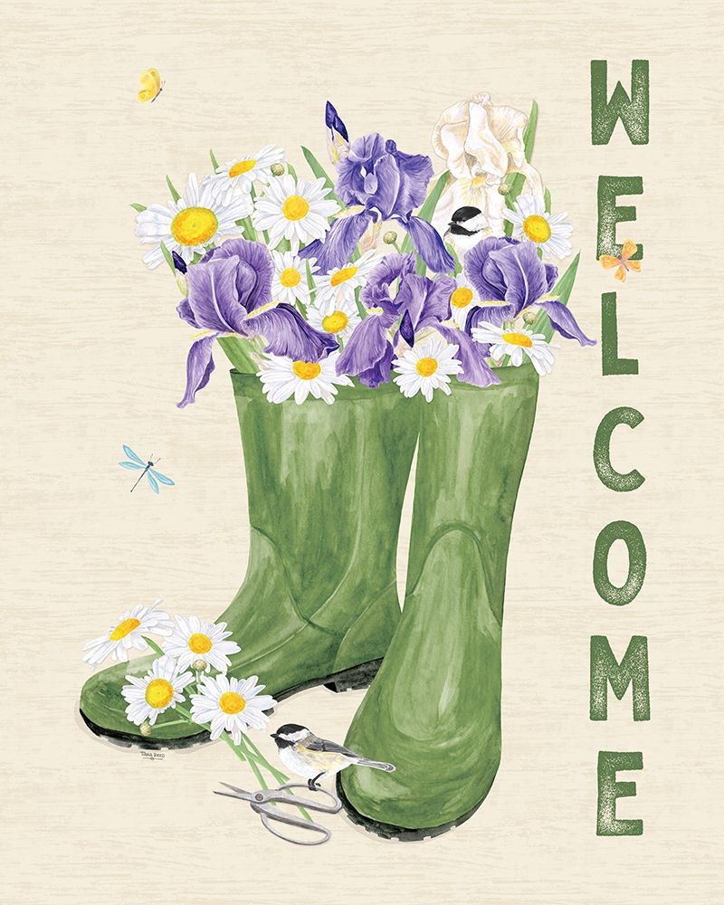 In My Garden XIX art print by Tara Reed for $57.95 CAD