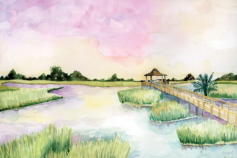 Lowcountry Living I art print by Katie Napoli for $57.95 CAD