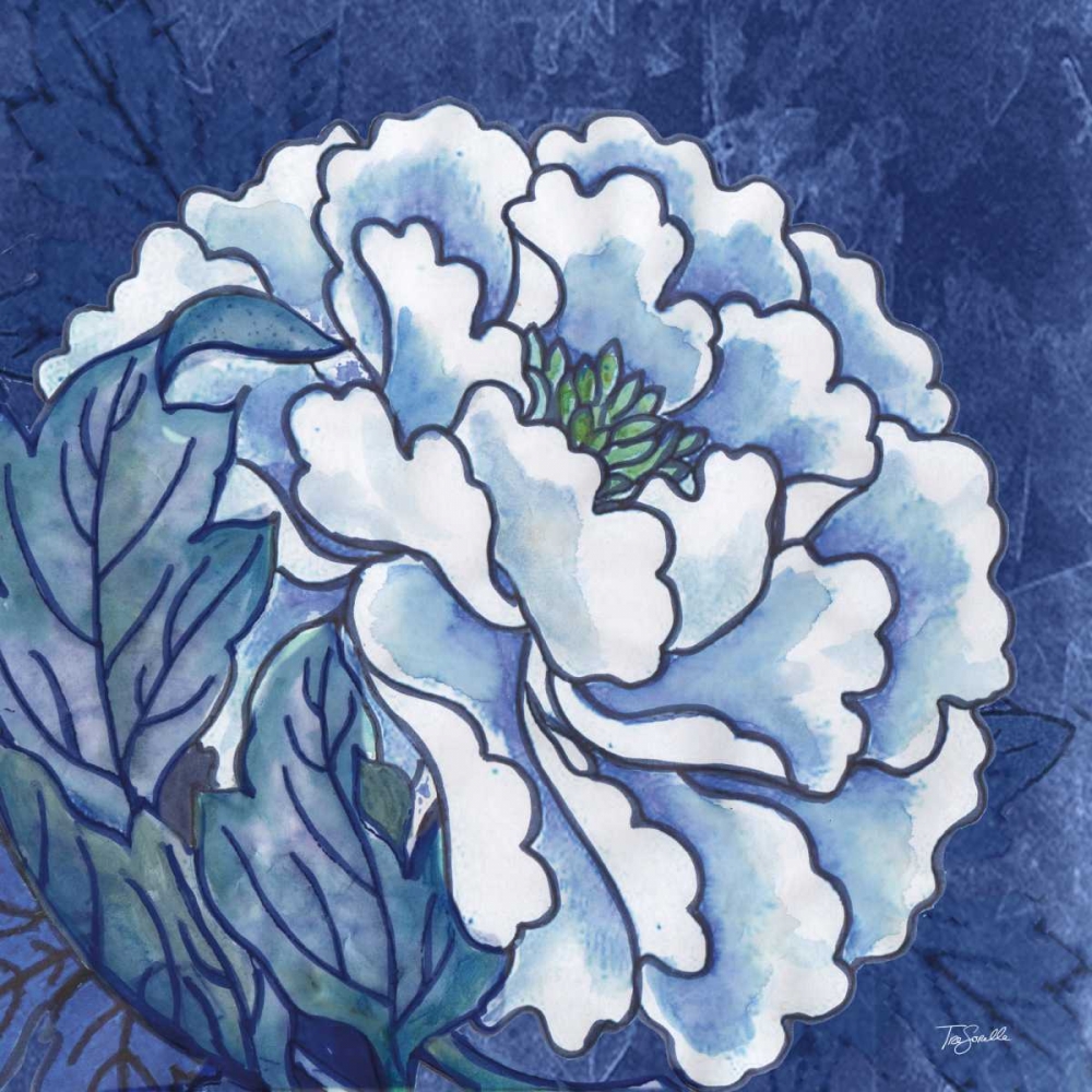 Indigo Asian Influence II art print by Tre Sorelle Studios for $57.95 CAD