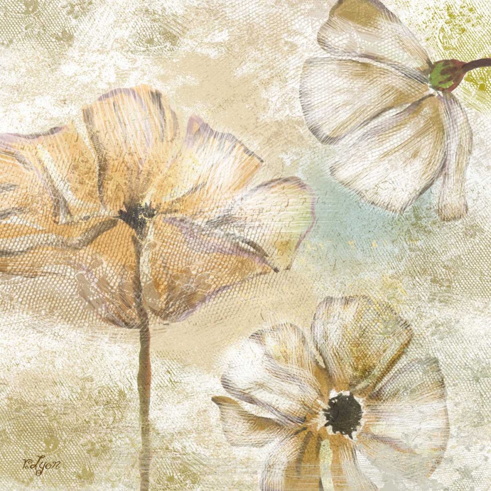 Poppy Passion Neutral I art print by Rebecca Lyon for $57.95 CAD